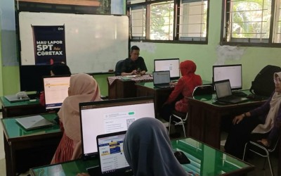 Tingkatkan Literasi Pajak, SMKN 2 Semarang Gelar Pendampingan Pengisian SPT Tahunan Berbasis Coretax